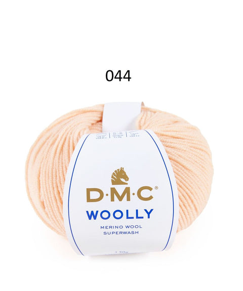 Spalva 044: DMC WOOLY 100% Merino Vilna - itin švelnūs vilnoniai siūlai