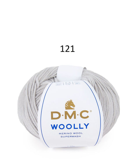 Spalva 121: DMC WOOLY 100% Merino Vilna - itin švelnūs vilnoniai siūlai