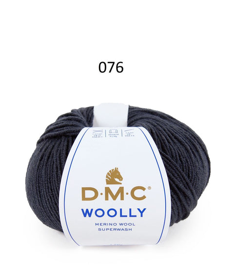 Spalva 076: DMC WOOLY 100% Merino Vilna - itin švelnūs vilnoniai siūlai