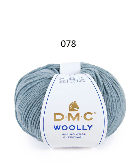 Spalva 078: DMC WOOLY 100% Merino Vilna - itin švelnūs vilnoniai siūlai
