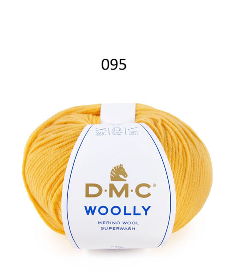 Spalva 095: DMC WOOLY 100% Merino Vilna - itin švelnūs vilnoniai siūlai
