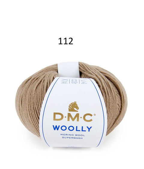 Spalva 112: DMC WOOLY 100% Merino Vilna - itin švelnūs vilnoniai siūlai