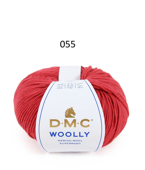 Spalva 055: DMC WOOLY 100% Merino Vilna - itin švelnūs vilnoniai siūlai