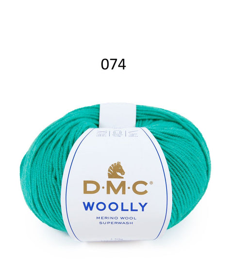 Spalva 074: DMC WOOLY 100% Merino Vilna - itin švelnūs vilnoniai siūlai