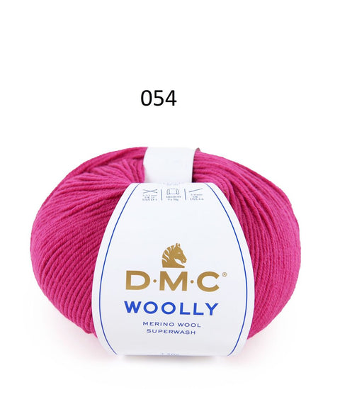 Spalva 054: DMC WOOLY 100% Merino Vilna - itin švelnūs vilnoniai siūlai