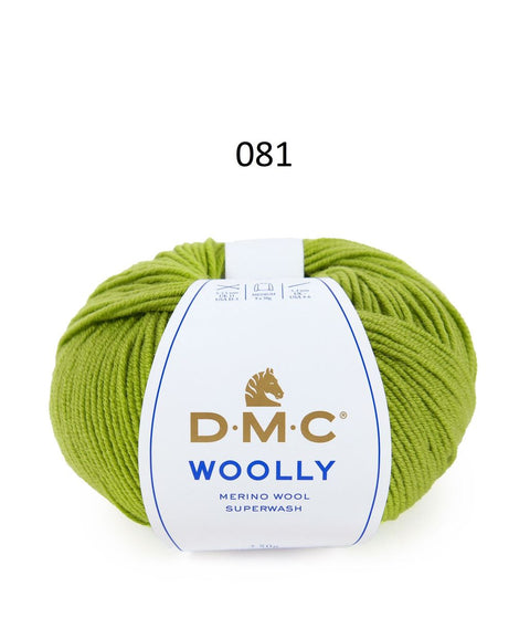 Spalva 081: DMC WOOLY 100% Merino Vilna - itin švelnūs vilnoniai siūlai
