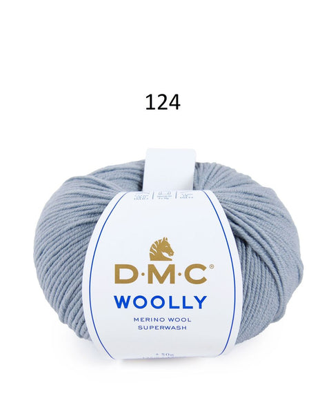 Spalva 124: DMC WOOLY 100% Merino Vilna - itin švelnūs vilnoniai siūlai