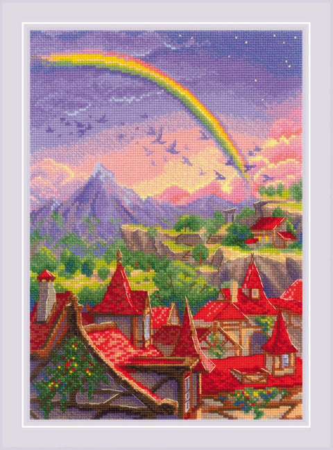 RIOLIS siuvinėjimo rinkinys „West Wind“ Nr. 2177, 29 spalvų, 21×30 cm