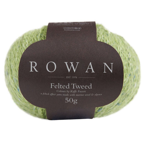 Žalioji citrina Nr.: 213 - ROWAN FELTED TWEED siūlai. (Merino ir alpakos vilna) - kaSiulai.lt