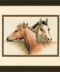 Žirgai (18 x 13 cm) - DIMENSIONS siuvinėjimo kryželiu rinkinys - kaSiulai.lt
