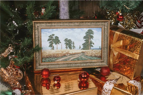 Zolotoe Runo siuvinėjimo komplektas kryželiu „Rugiai“ 19,5×35,5 cm - kaSiulai.lt