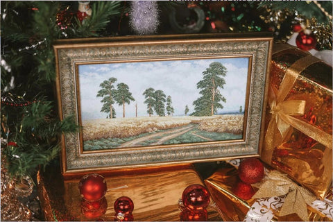 Zolotoe Runo siuvinėjimo komplektas kryželiu „Rugiai“ 19,5×35,5 cm - kaSiulai.lt
