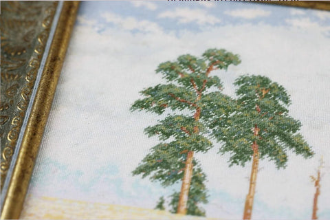 Zolotoe Runo siuvinėjimo komplektas kryželiu „Rugiai“ 19,5×35,5 cm - kaSiulai.lt