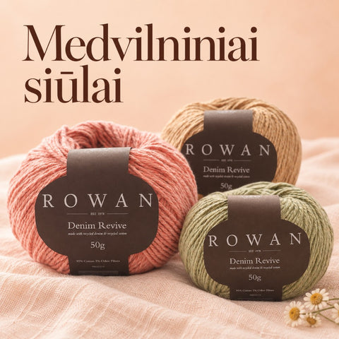 Medvilniniai siūlai kategorijos baneris