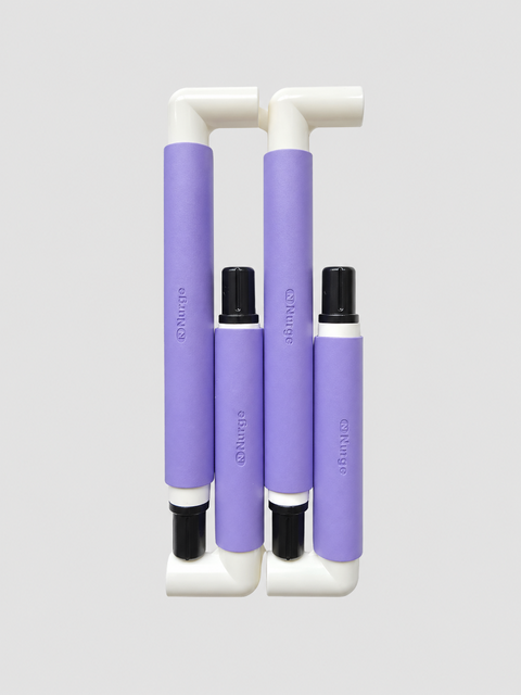 Violetinis plastikinis siuvinėjimo rėmelis su spaustukais, 21x29 cm, vidutinio formato rankdarbiams