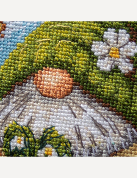 Siuvinėjimo kryželiu rinkinys „Žydintis nykštukas“ 20 x 20 cm