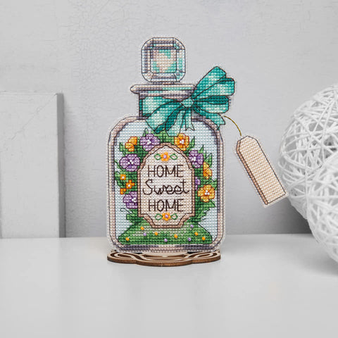 Charivna Mit kryželių komplektas „Gyvenimo kvapas“ su Preciosa karoliukais, 10×14 cm