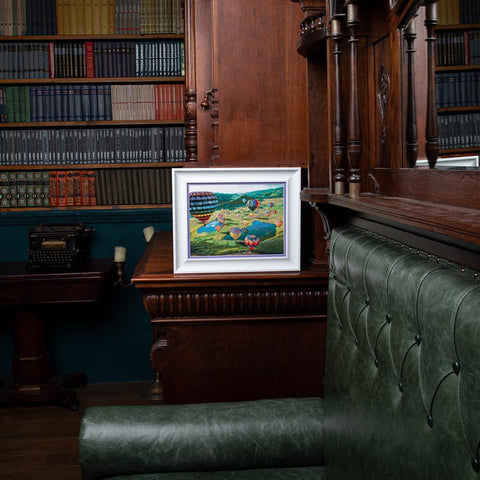 Charivna Mit siuvinėjimo rinkinys „Balionai“ — Aida 16, 42 spalvos, 32,5×24,5 cm