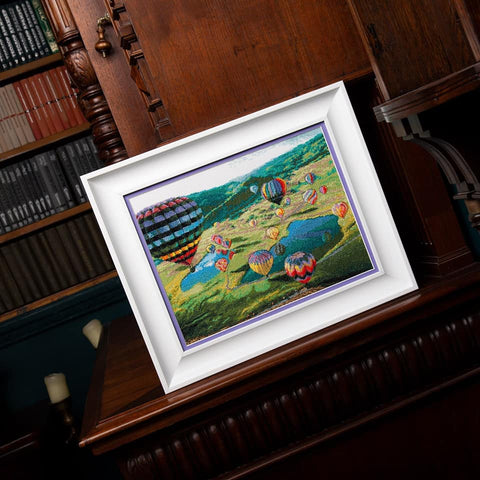 Charivna Mit siuvinėjimo rinkinys „Balionai“ — Aida 16, 42 spalvos, 32,5×24,5 cm