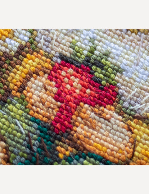 Siuvinėjimo kryželiu rinkinys „Saulėtas nykštukas“ 20 x 20 cm