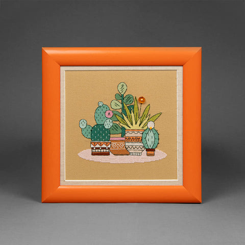 Siuvinėjimo rinkinys kryželiu „Bright Mexico“ triptikas 18×18 cm – Crystal Art (Charivna Mit)