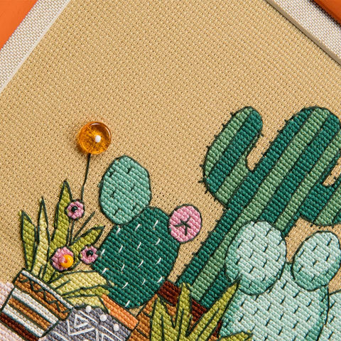 Crystal Art triptikas — siuvinėjimo rinkinys „Ryški Meksika“, 18×18 cm