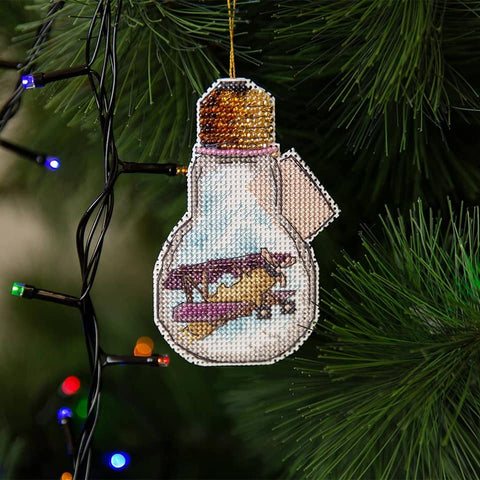 Charivna Mit siuvinėjimo kryželių rinkinys „Kelionė“ su karoliukais, 6×11 cm