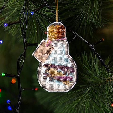 Charivna Mit siuvinėjimo kryželių rinkinys „Kelionė“ su karoliukais, 6×11 cm