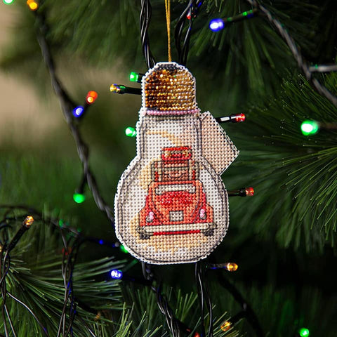 Charivna Mit kelionės motyvo kryželių rinkinys su karoliukais, 6×11 cm