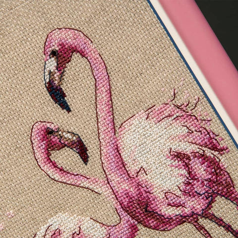 Charivna Mit kryželių siuvinėjimo rinkinys „Prie vandens“ — Aida 14, 15 spalvų, 16,5×42 cm