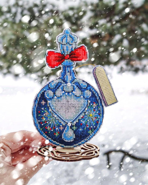 Charivna Mit kryželių rinkinys „Gyvenimo kvapas“ su karoliukais, 10,5×13,5 cm