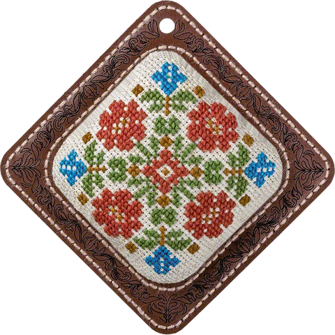 Kryželiu siuvinėjimo rinkinys adatinė 8,5×8,5 cm