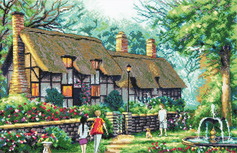 Charivna Mit kryželių rinkinys „Jaukus vakaras“ — Aida 16, 41 spalvų