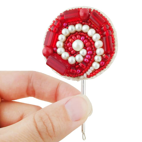 Segės siuvinėjimo karoliukais rinkinys "Lollipop" Crystal Art, 7,5×4,3 cm – Charivna Mit