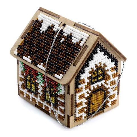 PRECIOSA karoliukų siuvinėjimo rinkinys ant medžio „Wonderland Crafts“ broškėms, pakabukams ir kalėdiniams žaisliukams