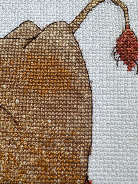 Aine „Mados Savaitė“ kryželių siuvinėjimo rinkinys (21×15 cm, 14 ct)