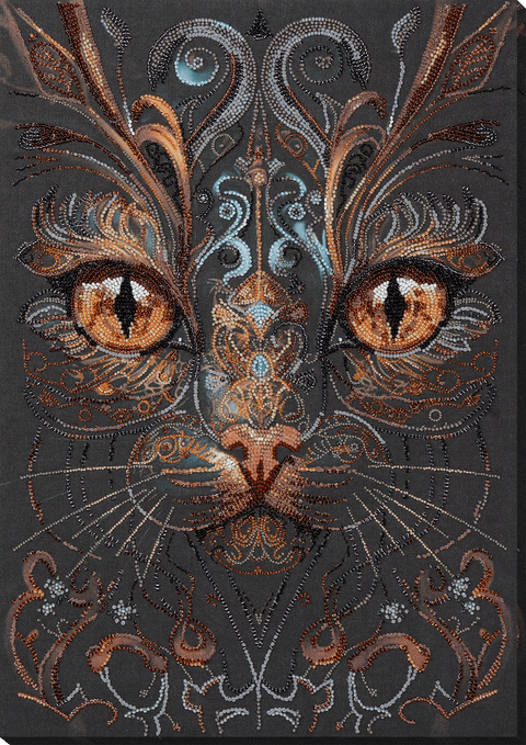 Abris Art siuvinėjimo karoliukais rinkinys Raganos žvilgsnis (Preciosa) 30×43 cm