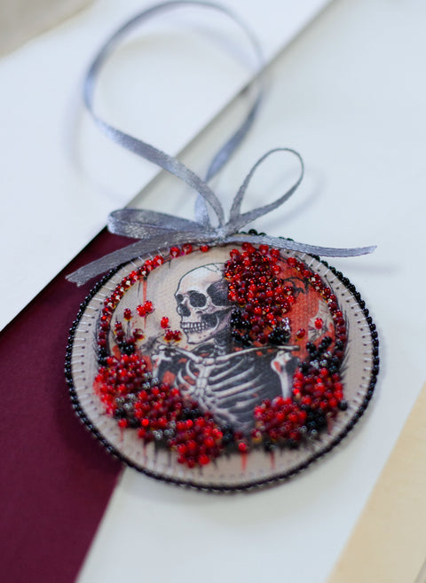 Abris Art mini karoliukų siuvinėjimo rinkinys interjero dekoracijai „Paslaptingas grožis“