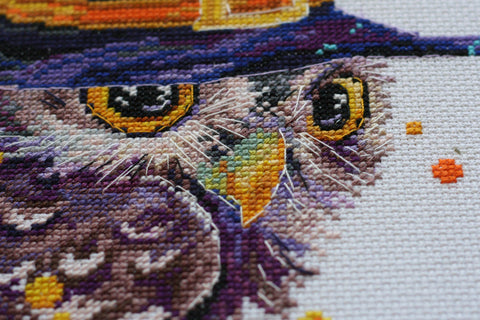 Abris Art kryželių rinkinys „Stebuklai“ — 14 ct kanva, 29×29 cm, 30 spalvų