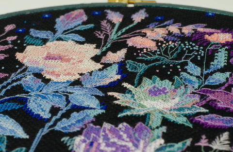 Abris Art siuvinėjimo rinkinys „Nakties euforija“ 30×30 cm, 14 ct