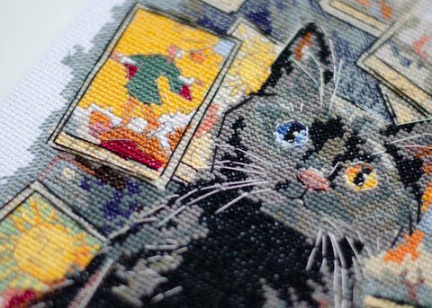 Abris Art siuvinėjimo rinkinys „Nuojauta“ — 14 ct kanva 28×19 cm, 29 spalvų