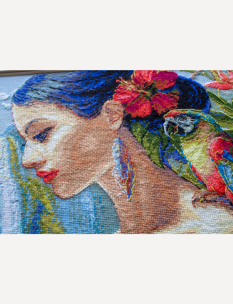 Siuvinėjimo kryželiu rinkinys „Motina Gamta. Tropikai“ 40 x 30 cm