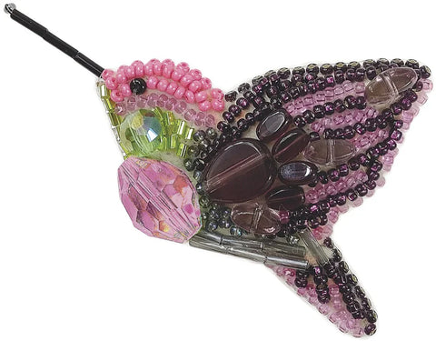 Charivna Mit karoliukų segės rinkinys „Skrendantis paukštis“ – Preciosa Crystal Art