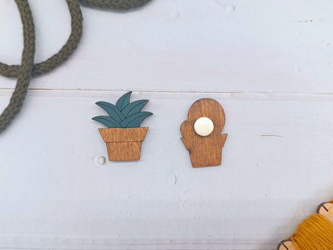 Adatų laikiklis su magnetu „Sukulentas“ KF059/63 - kaSiulai.lt