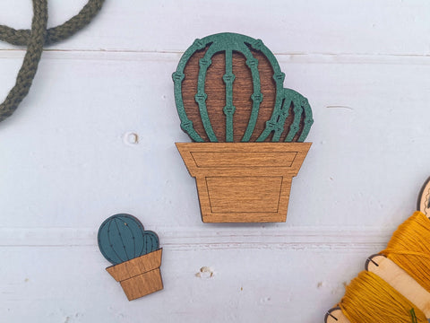 Adatų laikiklis‑magnetas „Kaktusas“ KF059/62 siuvimui - kaSiulai.lt