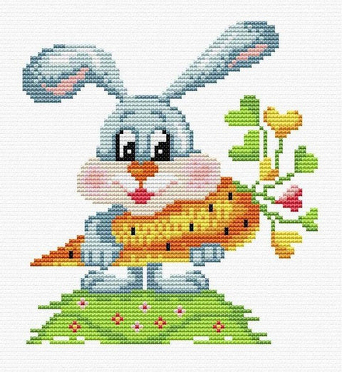 Aida 14 siuvinėjimo rinkinys kryželiu, 13 spalvų, 30×21 cm — pradedantiesiems - kaSiulai.lt