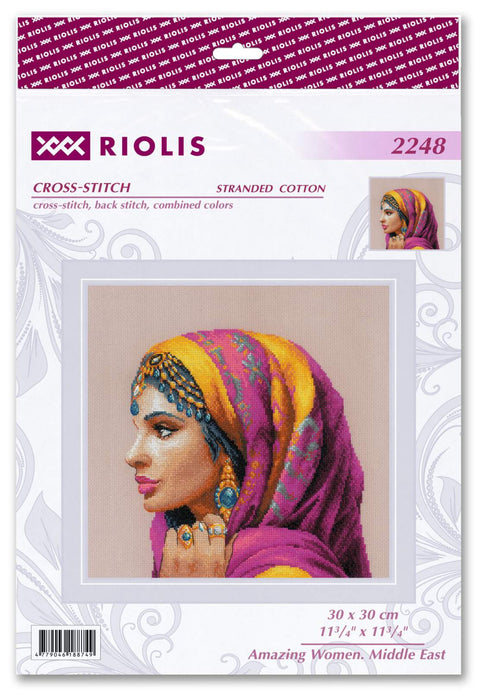 RIOLIS siuvinėjimo rinkinys „Amazing Women – Vidurio Rytai“ (Nr. 2248)