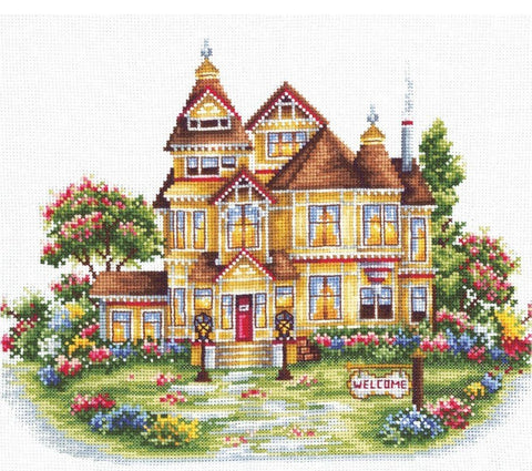 Andriana Welcome SAND - 19 — siuvinėjimo komplektas 26×19 cm - kaSiulai.lt