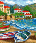 Azure Bay SANL - 13 — Andrianos siuvinėjimo komplektas 35×26 cm, 50 spalvų - kaSiulai.lt