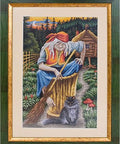 „Baba Jaga“ siuvinėjimo komplektas kryželiu — magiškam kūrybingumui - kaSiulai.lt